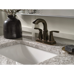 Finney Two-handle Centerset Bathroom Sink Faucet