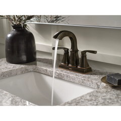 Finney Two-handle Centerset Bathroom Sink Faucet