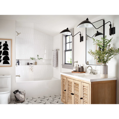 Gilmour Spot resist brushed nickel 24" towel bar