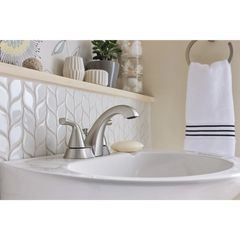 Haber Two-handle Centerset Bathroom Sink Faucet