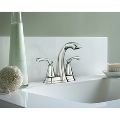 Tiffin Two-handle Centerset Bathroom Sink Faucet