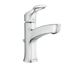 Kleo Chrome One-Handle Low Arc Bathroom Faucet