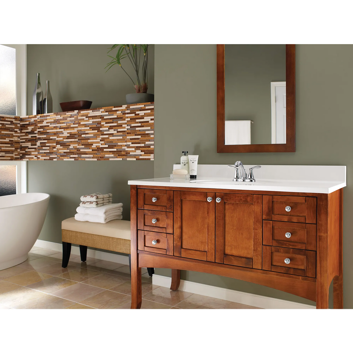 Varese Two-handle Centerset Bathroom Sink Faucet