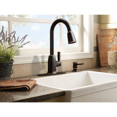 Wellsley One-handle High Arc Pulldown Kitchen Faucet