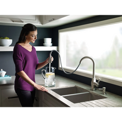 Hensley Mediterranean Bronze (MB) One-Handle High Arc Pulldown Kitchen Faucet