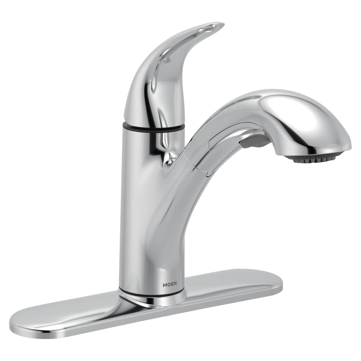 Bokeh Chrome one-handle pullout kitchen faucet