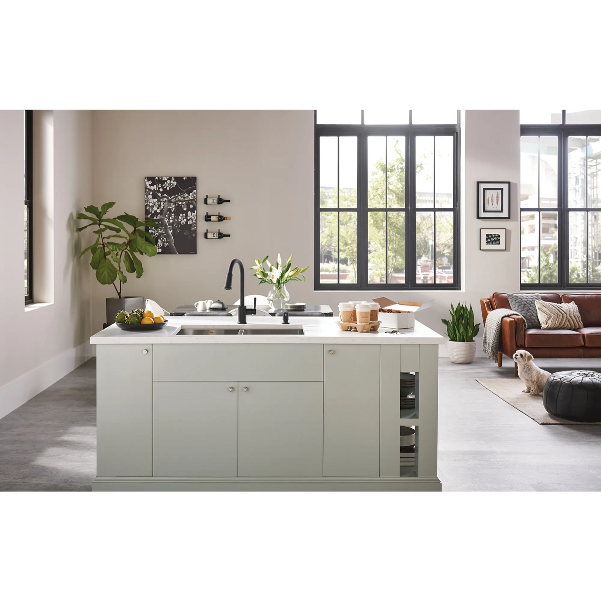 Indi One-Handle Pulldown Kitchen Faucet