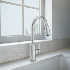 Meena One-Handle High Arc Pulldown Kitchen Faucet