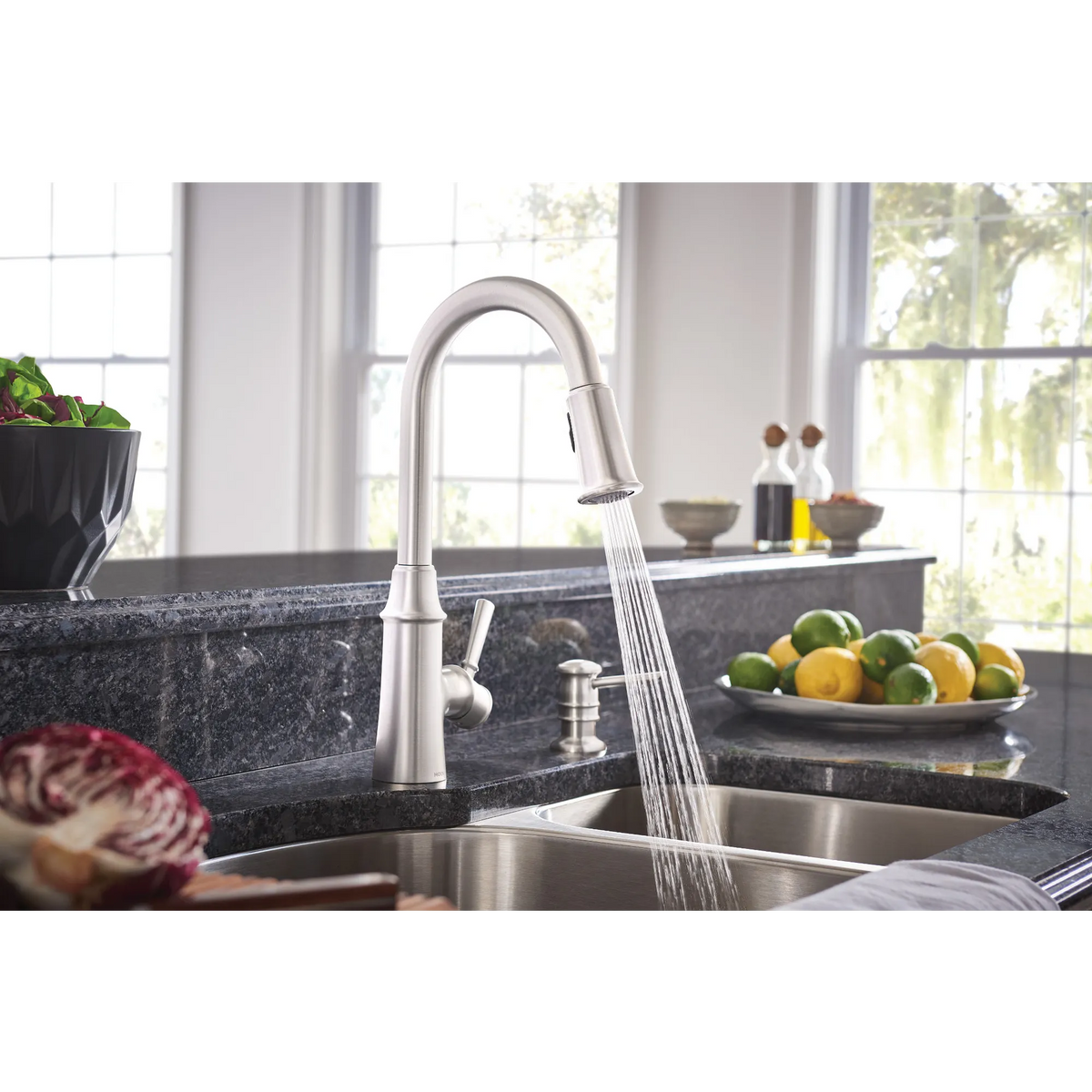 Caris One-handle High Arc Kitchen Faucet