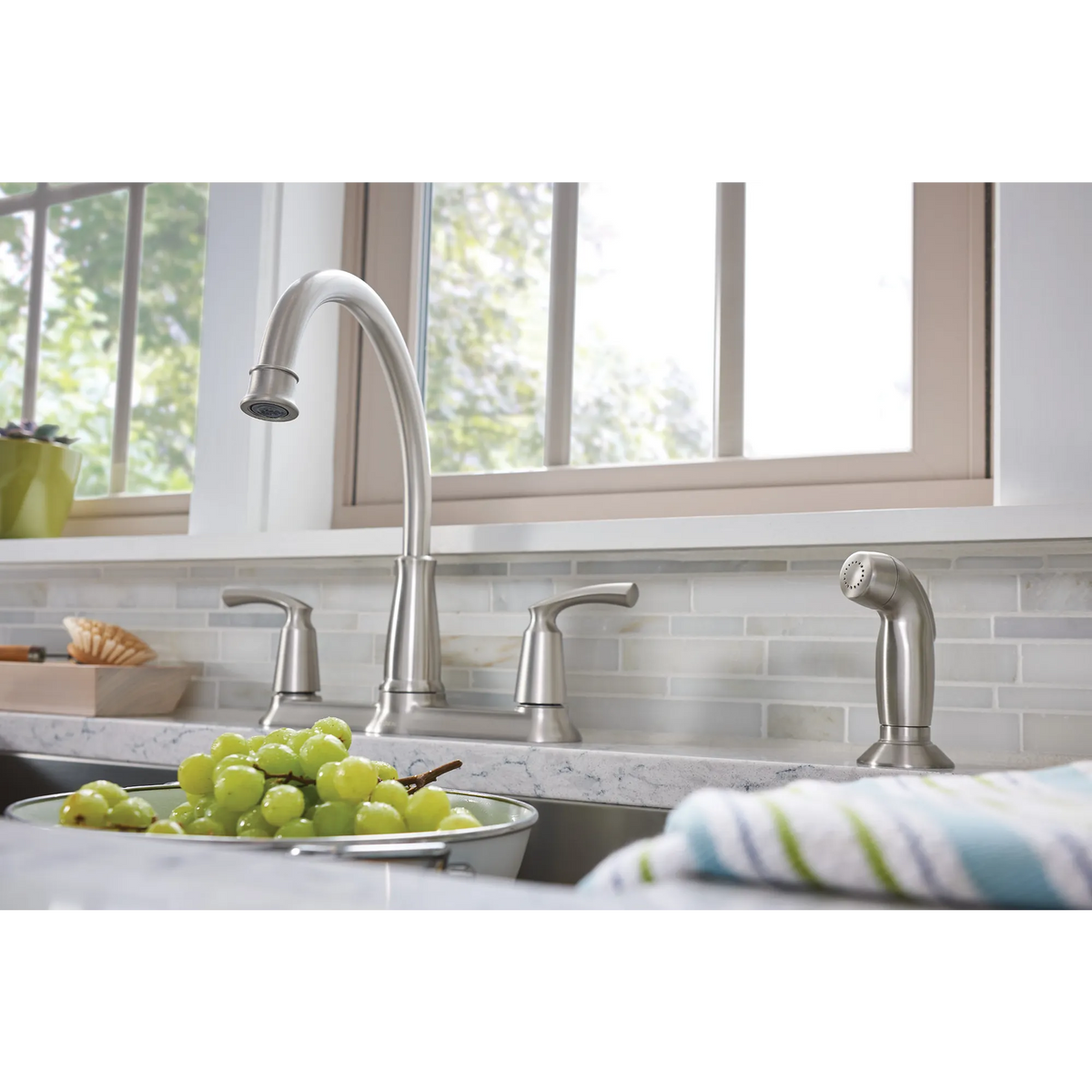 Bexley Two-Handle High Arc Kitchen Faucet