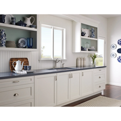 Walden Spot Resist Stainless (MB) One-Handle High Arc Kitchen Faucet