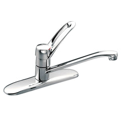 Touch Control Chrome one-handle low arc kitchen faucet