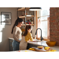 Haelyn One-Handle High Arc Pulldown Kitchen Faucet With ColorCue®