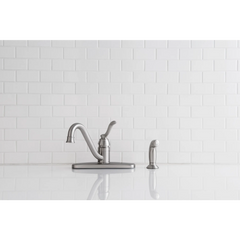 Banbury Spot resist stainless One-Handle Low Arc Kitchen Faucet