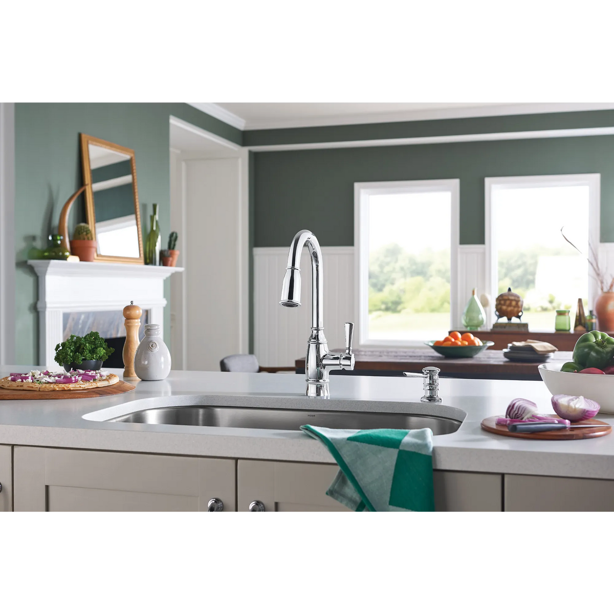 Noell One-Handle Pulldown Kitchen Faucet