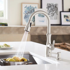 Nellis Spot Resist Stainless One-Handle Kitchen Faucet