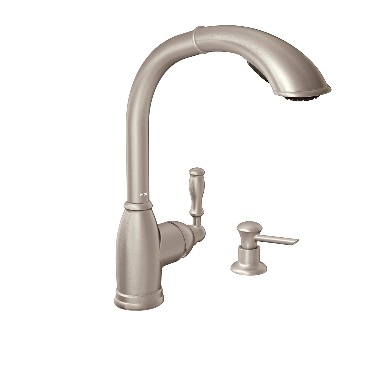 Sage Spot resist stainless one-handle high arc pullout kitchen faucet