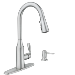 Cadia Spot resist stainless one-handle high arc pulldown kitchen faucet