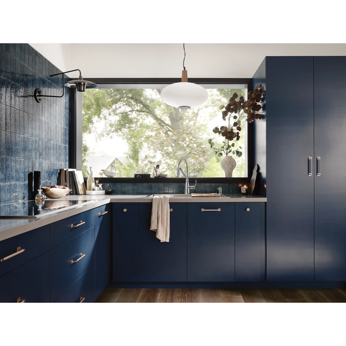 Nolia One-Handle Pre-Rinse Spring Pulldown Kitchen Faucet