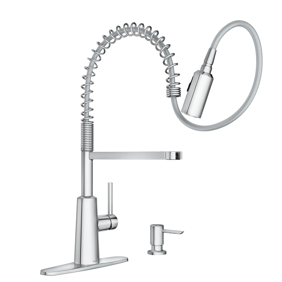 Nori One-Handle Pre-Rinse Spring Pulldown Kitchen Faucet