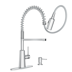 Nori One-Handle Pre-Rinse Spring Pulldown Kitchen Faucet