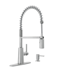 Nori One-Handle Pre-Rinse Spring Pulldown Kitchen Faucet