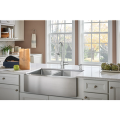Swinden One-handle High Arc Pulldown Kitchen Faucet