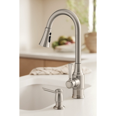 Swinden One-handle High Arc Pulldown Kitchen Faucet