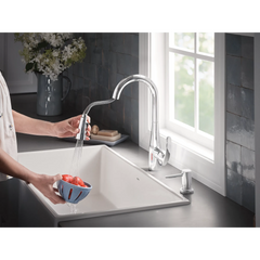 Reyes One-Handle High Arc Pulldown Kitchen Faucet