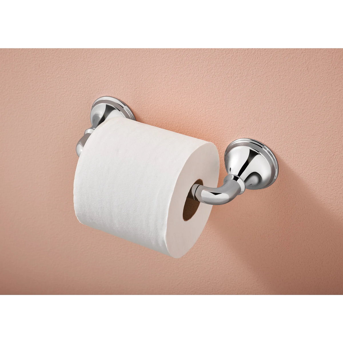 Jansen Chrome 8" Pivoting Toilet Paper Holder
