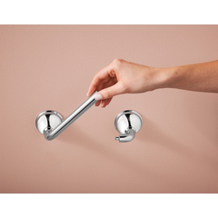 Jansen Chrome 8" Pivoting Toilet Paper Holder