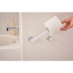 Genta LX Chrome Pivoting Toilet Paper Holder