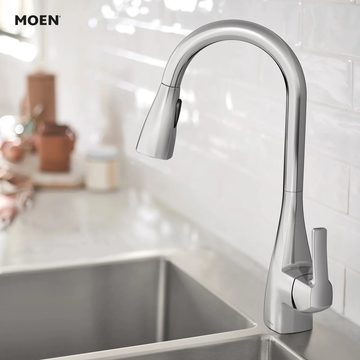 Kiran One-handle High Arc Pulldown Kitchen Faucet