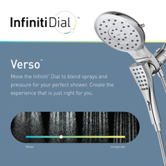 Verso Eco-Performance Combination Shower With Infiniti Dial