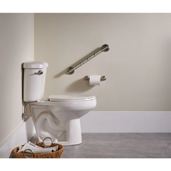 Banbury® 18" Glow-in-the-Dark Grab Bar Spot Resist™ Brushed Nickel