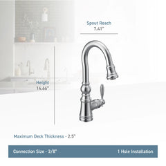 Weymouth One-Handle Pulldown Bar Faucet