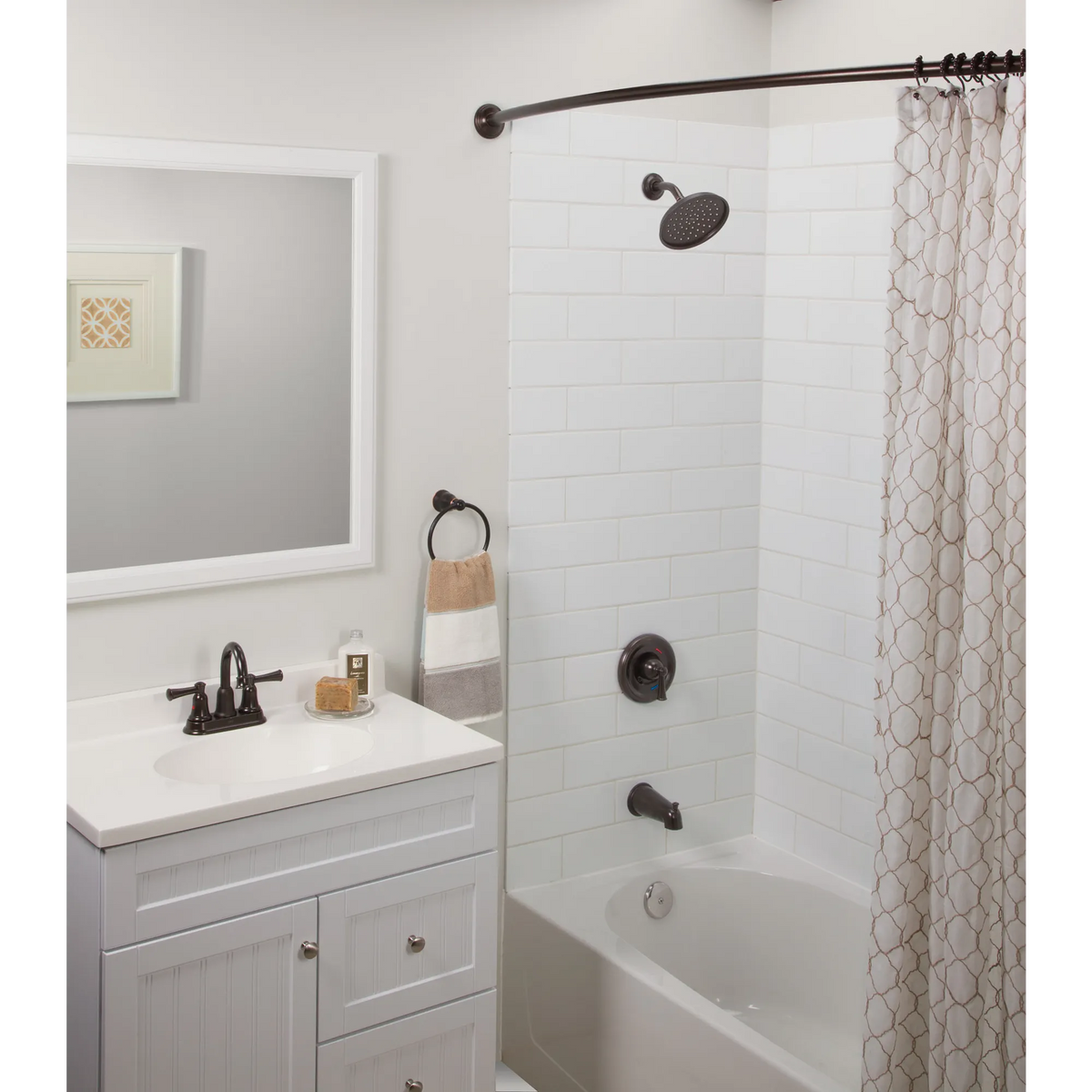 CFG Chrome one-function 6-1/2" diameter spray head rainshower
