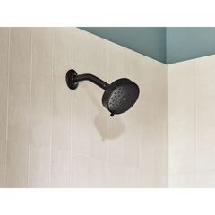 CFG Matte black three-function 4" diameter spray head standard