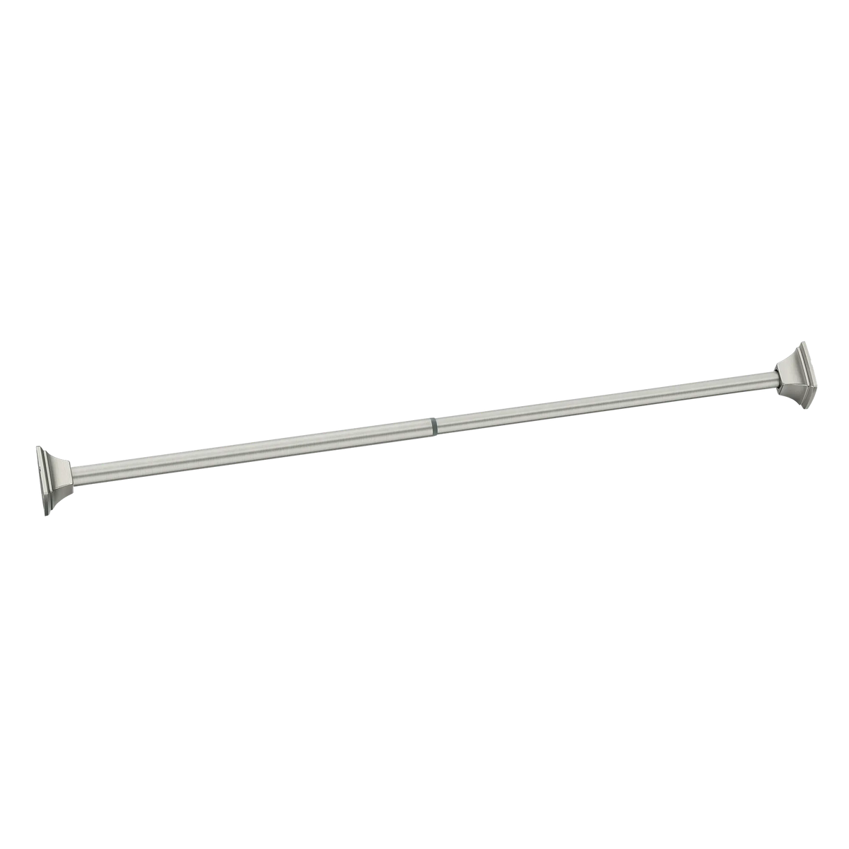 Tension Rod Straight Tension Shower Rod Brushed Nickel
