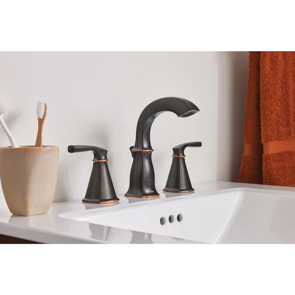 Hensley Two-handle Centerset Bathroom Sink Faucet