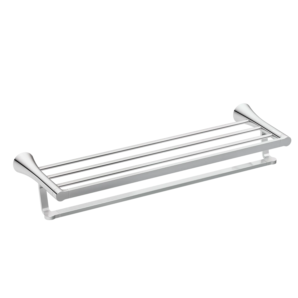 Mikah Chrome towel shelf