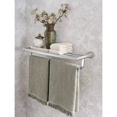 Mikah Chrome towel shelf