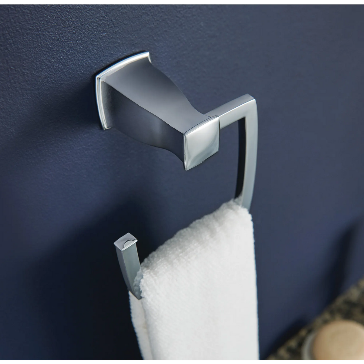 Hensley Chrome Towel Ring