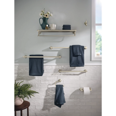 Jase Chrome double towel bar