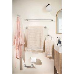 Pyrite Chrome 24" towel bar