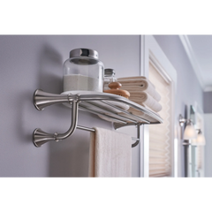 Moen Brushed nickel 24" Towel Shelf