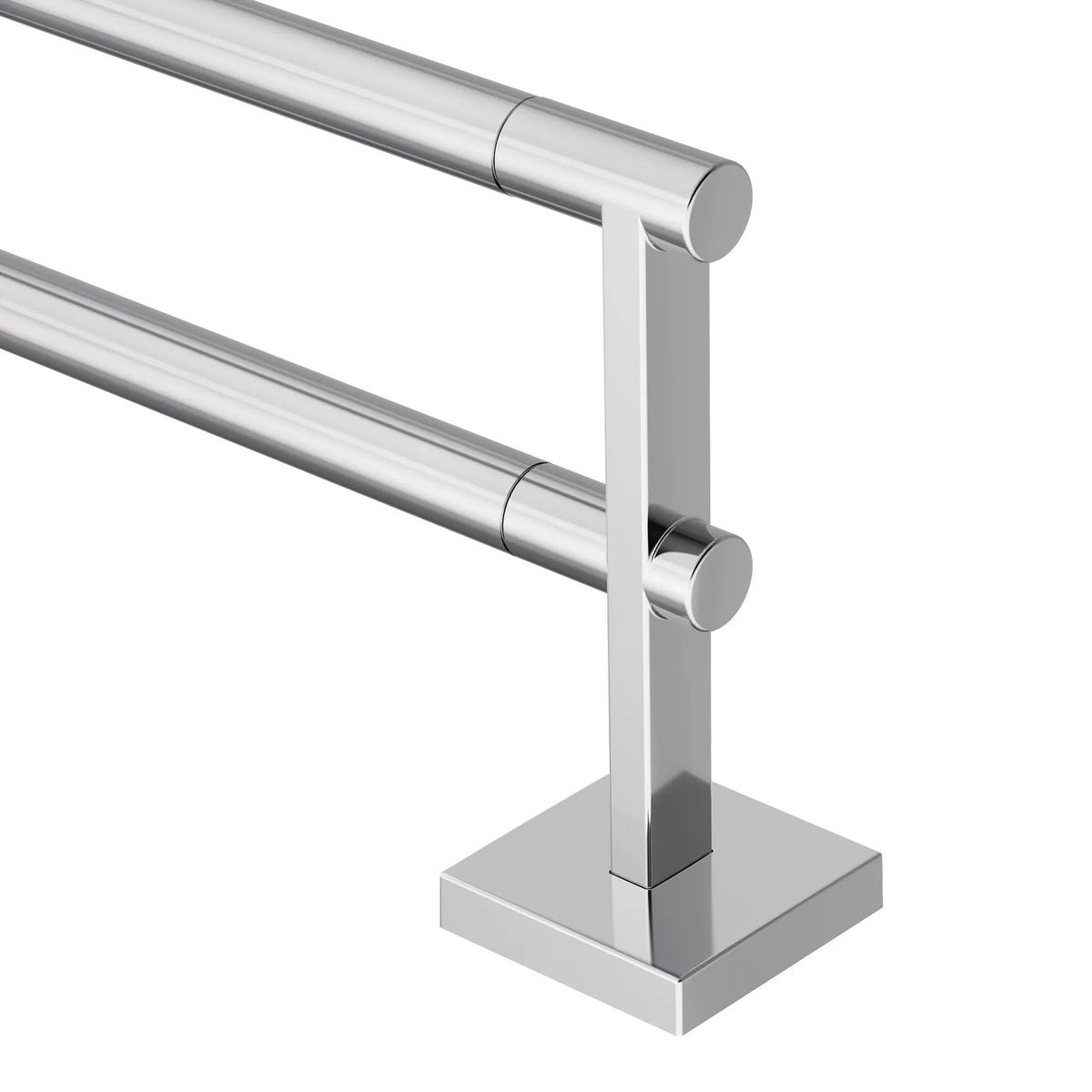 Triva Chrome 24" double towel bar