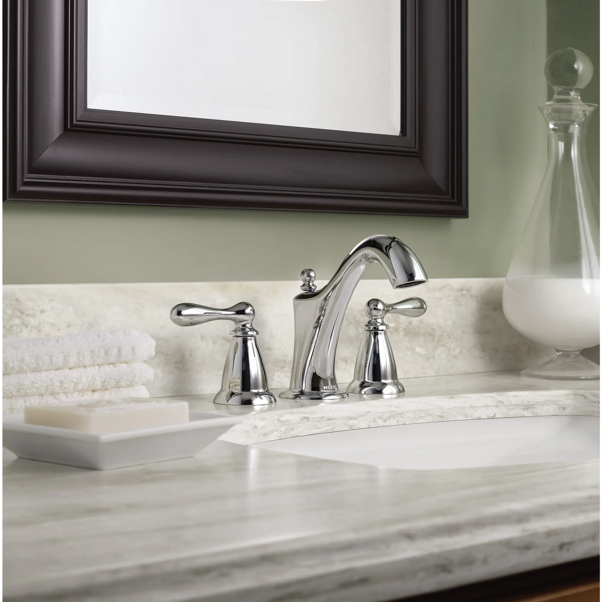 Caldwell Two-Handle Widespread Bathroom Sink Faucet