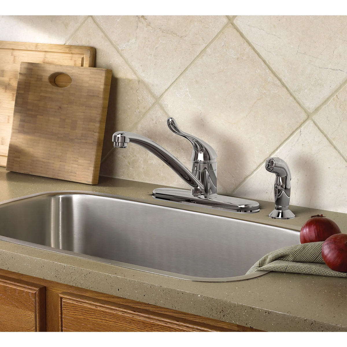 Adler One-handle Low Arc Kitchen Faucet