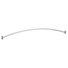 Triva Chrome adjustable curved shower rod